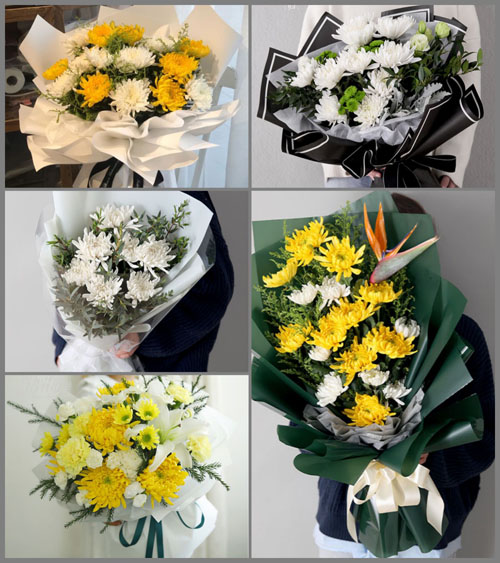 江苏南京浦口区盘城街道白事花束代送
